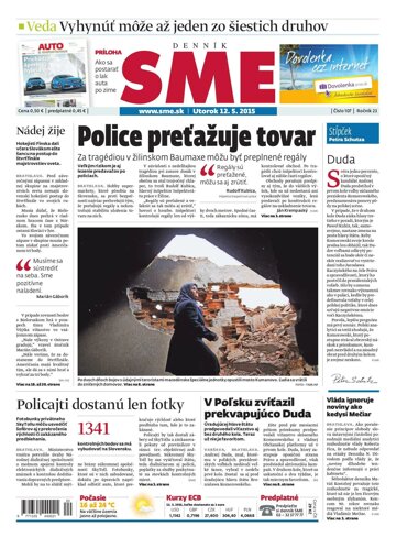 Obálka e-magazínu SME 12.5.2015