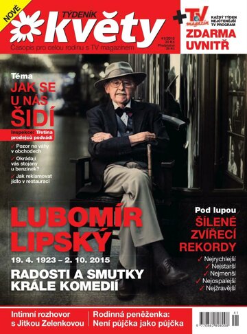 Obálka e-magazínu Týdeník Květy 41/2015