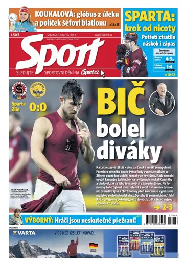 Obálka e-magazínu Sport 18.3.2017