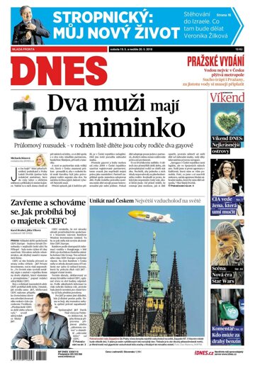 Obálka e-magazínu MF Dnes 19.5.2018