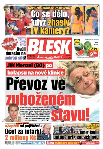 Obálka e-magazínu Blesk 11.6.2018