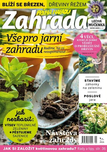 Obálka e-magazínu Zahrada prima nápadů 1/2019