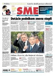 Obálka e-magazínu SME 3.10.2012
