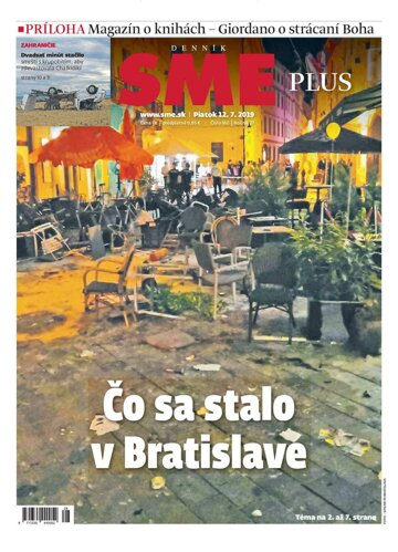 Obálka e-magazínu SME PlUS 12.7.2019