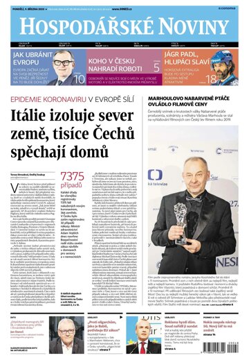 Obálka e-magazínu Hospodářské noviny 048 - 9.3.2020