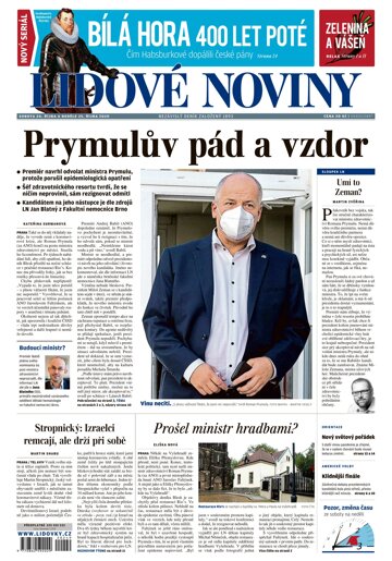 Obálka e-magazínu Lidové noviny 24.10.2020