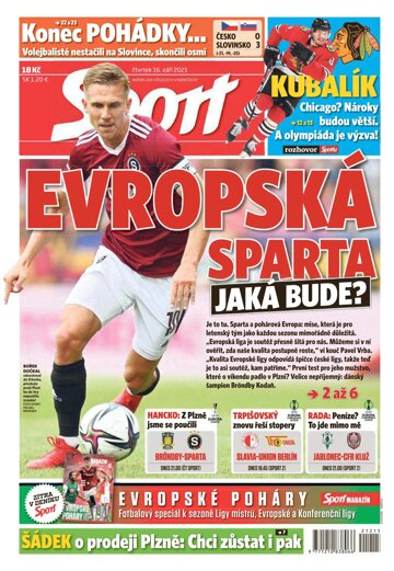 Obálka e-magazínu Sport 16.9.2021