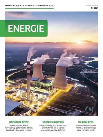 Obálka e-magazínu Ekonom 48 - 25.11.2021 Magazín Energie