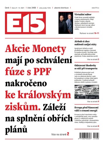 Obálka e-magazínu E15 - 21.12.2021