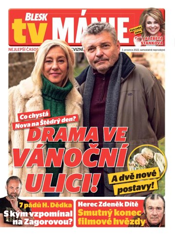 Obálka e-magazínu Blesk Tv manie 3.12.2022