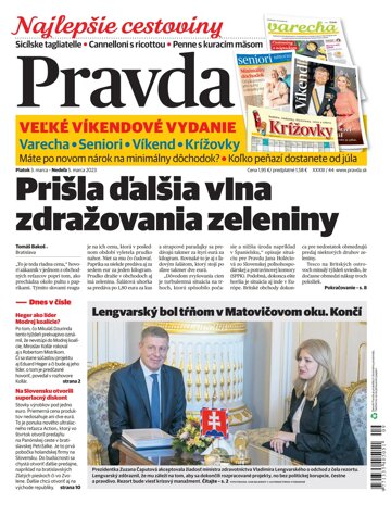 Obálka e-magazínu Pravda 3. 3. 2023