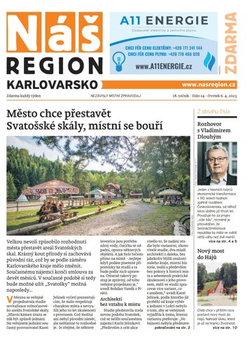 Obálka e-magazínu Náš Region - Karlovarsko 14/2023