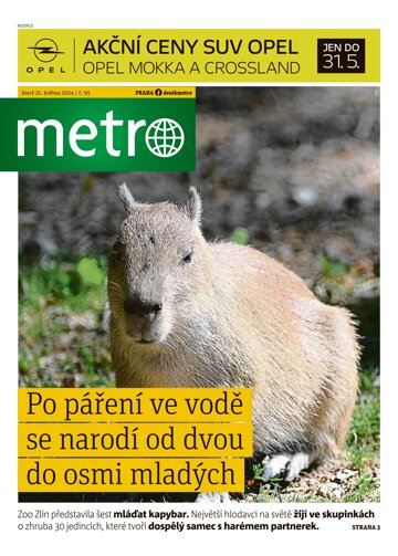 Obálka e-magazínu deník METRO 21.5.2024