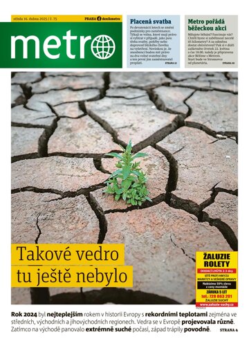 Obálka e-magazínu deník METRO 16.4.2025