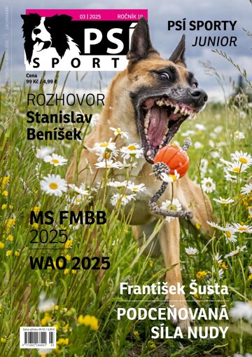 Obálka e-magazínu Psí sporty 3/2025