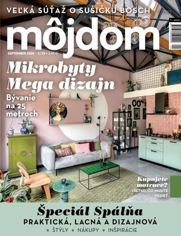 Obálka e-magazínu Môj dom 9/2025