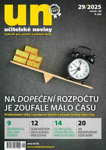 Obálka e-magazínu Učitelské noviny 29/2025