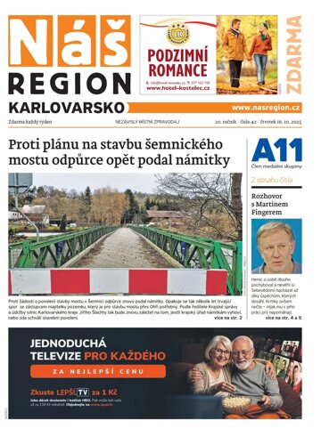 Obálka e-magazínu Náš Region - Karlovarsko 42/2025