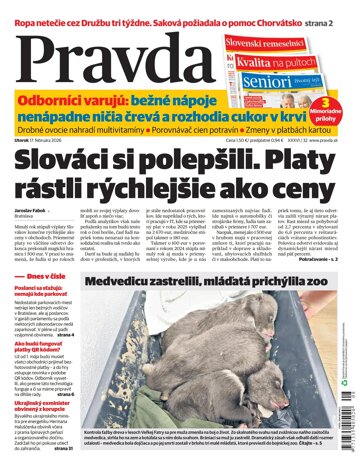 Obálka e-magazínu Pravda 17. 2. 2026