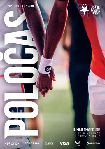 Obálka e-magazínu Poločas 27/2026č.7 Slavia - Hradec