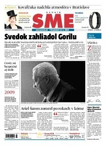 Obálka e-magazínu SME 13.4.2014