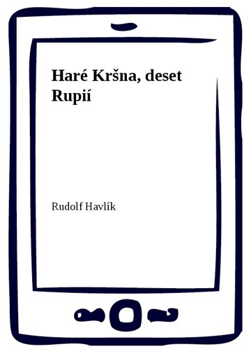 Obálka knihy Haré Kršna, deset Rupií