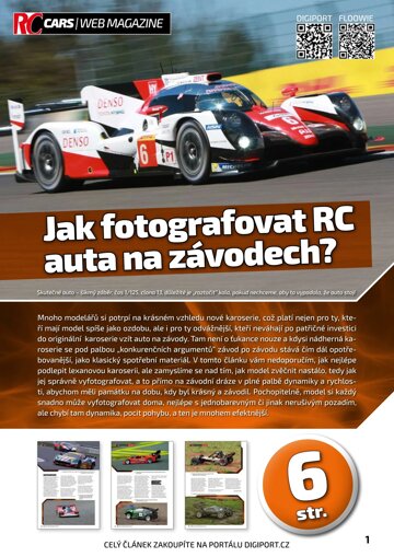 Obálka e-magazínu Jak fotografovat RCauta na závodech?