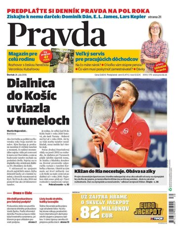 Obálka e-magazínu Pravda 28. 7. 2016