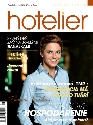 Obálka e-magazínu Hotelier jeseň 2016