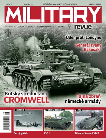 Obálka e-magazínu Military revue 7-8/2017