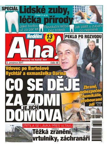 Obálka e-magazínu Nedělní AHA! 3.12.2017