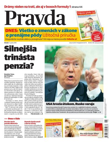 Obálka e-magazínu Pravda 11. 4. 2018