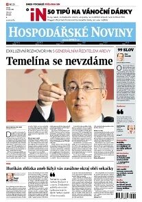 Obálka e-magazínu Hospodářské noviny 212 - 31.10.2012
