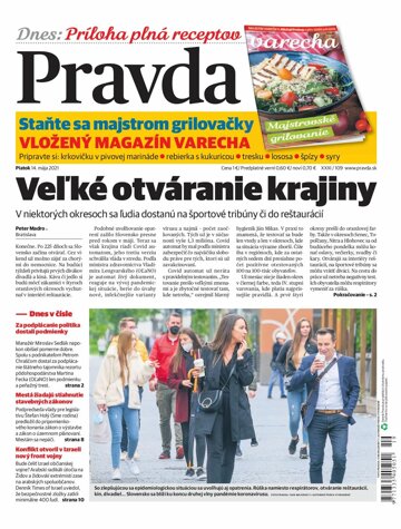 Obálka e-magazínu Pravda Dennik 14. 5. 2021