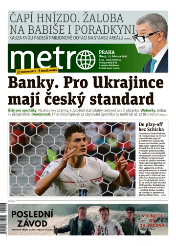 Obálka e-magazínu deník METRO 22.3.2022