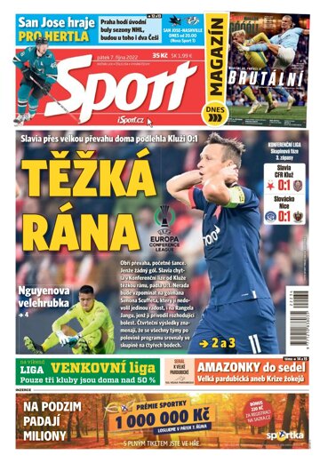 Obálka e-magazínu Sport 7.10.2022