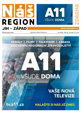 Obálka e-magazínu Náš Region - Jih 18/2023