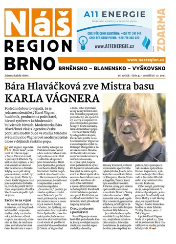 Obálka e-magazínu Náš Region - Brno 42/2023