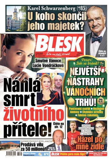 Obálka e-magazínu Blesk 12.12.2023