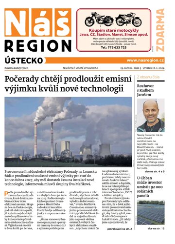 Obálka e-magazínu Náš Region - Ústecko 3/2024