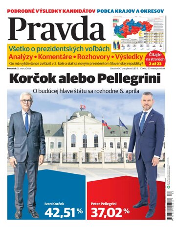 Obálka e-magazínu Pravda 25. 3. 2024