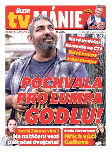 Obálka e-magazínu Blesk Tv manie 17.5.2025
