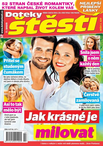 Obálka e-magazínu Doteky štěstí 7/2025