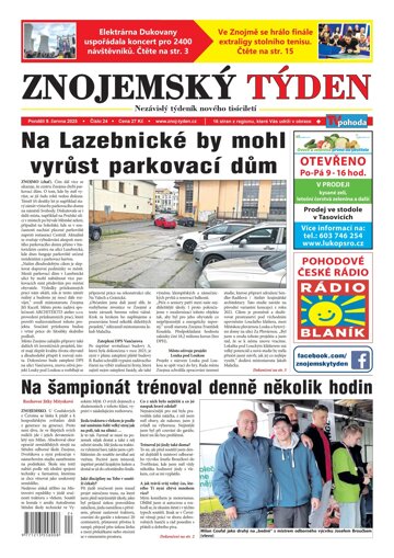 Obálka e-magazínu Znojemský týden 24/2025