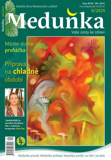 Obálka e-magazínu Meduňka 9/2025