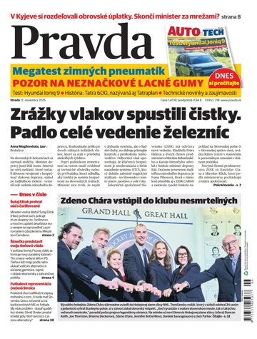 Obálka e-magazínu Pravda 12. 11. 2025