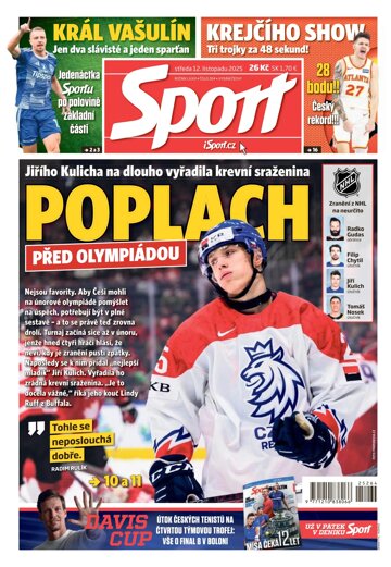 Obálka e-magazínu Sport 12.11.2025