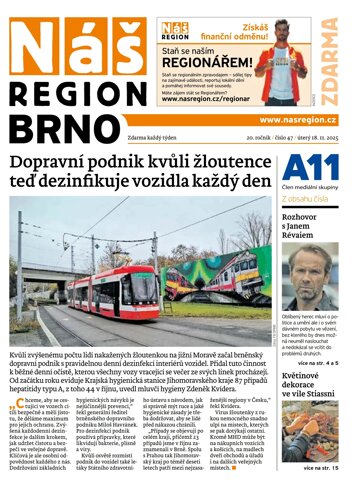 Obálka e-magazínu Náš Region - Brno 47/2025