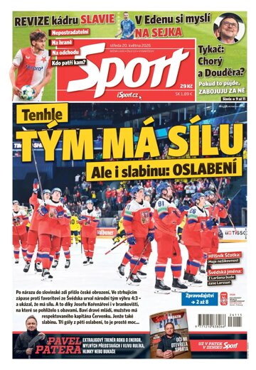 Obálka e-magazínu Sport 20.5.2026