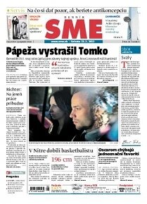 Obálka e-magazínu SME 23.2.2013